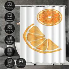 1pc Geometric Line Art Spring Style Shower Curtain, Colorful Geometric Modern Style Bathroom Decor, Painting-Like Modern Design, Unique Home Gift, Gift For Friends - Multicolor - View 2
