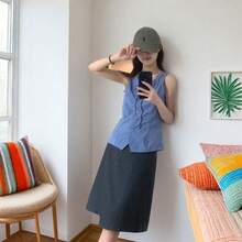 Women Outdoor Shirts - Blue Top - View 4
