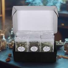 45pcs Witchcraft Supplies Kit, Bulk Dried Flowers For Wiccan Ceremonies, Magic Spells, Soap Making Bath, Hoodoo Herbs For Witchcraft Altar Decor, Herb Witchy Gifts For Women - 45PCS - View 5
