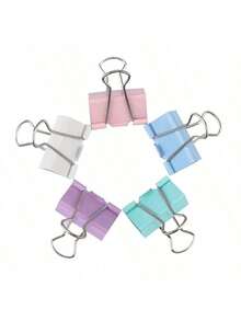 1 Box Assorted Color Small/Medium/Large Paper Clips, Multipurpose Office Supplies, School & Home Use, Decorative Stationery, Diary Accessories, Office Desk Decor - Random - View 8