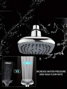 Vòi sen vuông 4 inch thời trang này đa chức năng và thiết thực, mang đến luồng nước mạnh mẽ và sang trọng. Sản phẩm có vòi phun silicon nhỏ gọn và thiết kế đầu vòi sen gắn tường có thể tháo rời. Hình dạng vuông tối giản và chất liệu nhựa bền chắc, kết hợp với công nghệ tiết kiệm nước áp suất cao, mang đến trải nghiệm tắm như mưa rào. - Nhiều màu - Xem 4