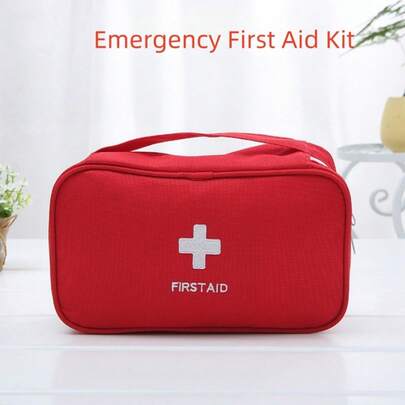 1 Pc Emergency Rescue Epidemic Prevention Medical Kit, Portable Household Outdoor Medical Bag, Medication Organization And Storage Bag, Epidemic Prevention Kit, Emergency Medical Kit, Home Medication Storage Bag, Suitable For Home, Outdoor, Office, And Vehicle Use.