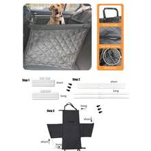 1 Miếng Oxford Không thấm nước Khâu Chất liệu Thú cưng Ô tô/xe hơi Tấm lót Đối với Ở phía sau Chỗ ngồi , Gấp lại Vận chuyển Thú cưng Thích hợp Đối với Nhỏ bé Và Kích thước trung bình Thú cưng Đến Du lịch Và Kỳ nghỉ - màu đen - Xem 2