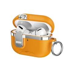 1个苹果电镀皮革耳机保护套，兼容 4/ Pro 3、新款Pro/Pro 2，无线蓝牙耳机保护套，兼容三星Galaxy Buds 3/3Pro/3FE，优质耳机保护套，防摔耳机套 - 彩色 - 查看 12