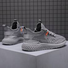 Women's Low-Top, All-Season, Outdoor, Durable, Lace-Up, Stylish, Casual, Versatile Women's Shoes, Running Shoes, Sports Shoes - Xám - Xem 6