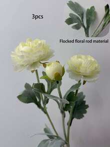 1/3/5/8 piezas Ramo de flores artificiales de seda de peonía y rosa con tallo largo, adecuado para decoración del hogar, decoración de habitaciones, decoración de bodas, decoración de jarrones, decoración de jardines, decoración al aire libre, decoración de graduación, regalo del Día de la Madre - Multicolor - Ver 16