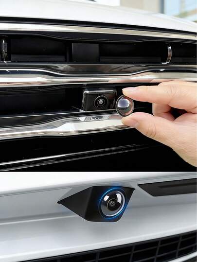 汽车360°全景摄像头保护罩 倒车摄像头镜头保护罩 防尘防刮防撞高清清晰视野 通用型 适用于轿车SUV 高端汽车外观保护配件