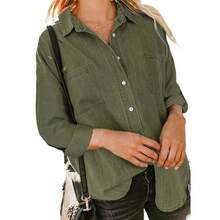 Women Outdoor Shirts - Army Green - View 2