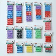 10pcs Pet Waste Bags - Leak-Proof - 1/6/8/10/20/30/40/50 Rolls | Thick & Durable, Effectively Controls Odor, Suitable For Sanitation, Food And Pet Cleaning - Multicolor - View 14