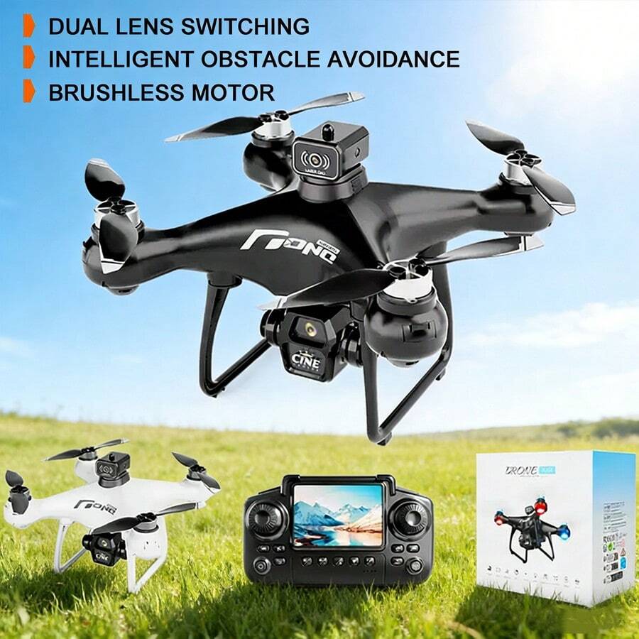 E55，无刷电机，无人机，KY102，配备屏幕遥控器，高清航拍，智能避障，光流悬停，四轴飞行器，遥控飞机