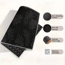 1pc Universal Car Trunk Mat, Suitable For Most Models - Rhombus Grid Thickened Design, Cargo Liner, Easy Installation, Fit For SUV, Sedan, Hatchback - Multicolor - View 4