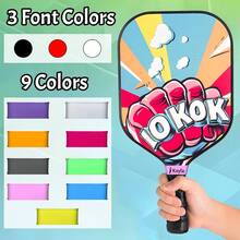 Agarre personalizado/Material de silicona/Agarre de raqueta de pickleball/Accesorios de raqueta de tenis/Regalo DIY para entusiastas del pickleball - Multicolor - Ver 6
