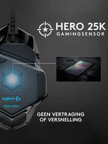 Logitech G502 HERO 有线游戏鼠标，双模式游戏鼠标，RGB 可自定义，可编程宏机械鼠标 - 查看 7