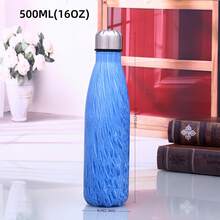 1 bình nước giữ nhiệt hai lớp bằng thép không gỉ 16oz, kiểu dáng thời trang, thích hợp cho hoạt động ngoài trời, đi bộ đường dài. - Nhiều màu - Xem 8