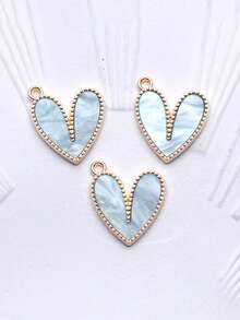 10个/20个/50个/100个随机混装合金桃心爱心吊坠 DIY饰品制作配件 - 心形 - 查看 47