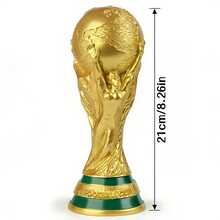 FIFA FIFA 樹脂美式足球獎盃，適用於加拿大、墨西哥、美國活動，經典杯型獎盃設計，適合收藏展示、生日派對裝飾、辦公室展示禮品、運動迷禮物 - 查看 7