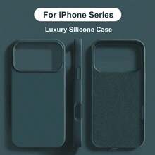 Liquid Silicone 3-Layer Full Protective Soft Rubber Phone Case Compatible With IPhone 17, 17 Air, 17 Pro, 17 Pro Max, With Anti-Shock Protection And Microfiber Lining, Also Compatible With IPhone 13, 11, 16 Pro Max, 15, 14 Plus, 12 Mini, XS Max, 7, 8 Plus - 火龍果 - 查看 1