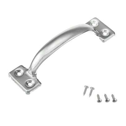 1 tay nắm cửa tủ/kệ kiểu cổ điển bằng thép không gỉ hình vòm (bao gồm ốc vít) - Phụ kiện cho tủ quần áo, cửa gỗ và cửa sổ - Tay nắm kim loại, thiết kế dày dặn và bền chắc, dễ dàng mở và đóng.