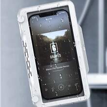 Giá đỡ điện thoại kiểu dáng mềm dẻo, vỏ điện thoại chống nước cho phòng tắm, có thể gập lại, xoay được và điều chỉnh được, thích hợp sử dụng khi tắm, xem TV, đi vệ sinh hoặc treo tường. - Nhiều màu - Xem 5