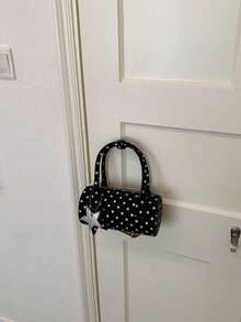 2026新款波士顿保龄球包，极简波点腋下通勤包，多功能单肩包（带吊坠） - 彩色 - 查看 14