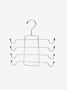 1 giá phơi quần áo gấp gọn bằng thép không gỉ, móc treo đồ lót và nội y với 8/4 tầng móc kim loại, giá treo áo vest nhiều tầng dày dặn không đường may. - Nhiều màu - Xem 13