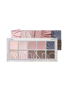 Rom&Nd 1盒 7.5g Better Than Palette #13 Violet Breeze Garden 眼影盤，柔紫色亮片與霧面色調，適合戶外旅行的溫柔日常妝容 - 新13 紫羅蘭微風花園 - 查看 2