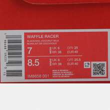 Nike 男士华夫格赛车休闲运动鞋，低帮 IM8658-001 - 黑色 - 查看 6