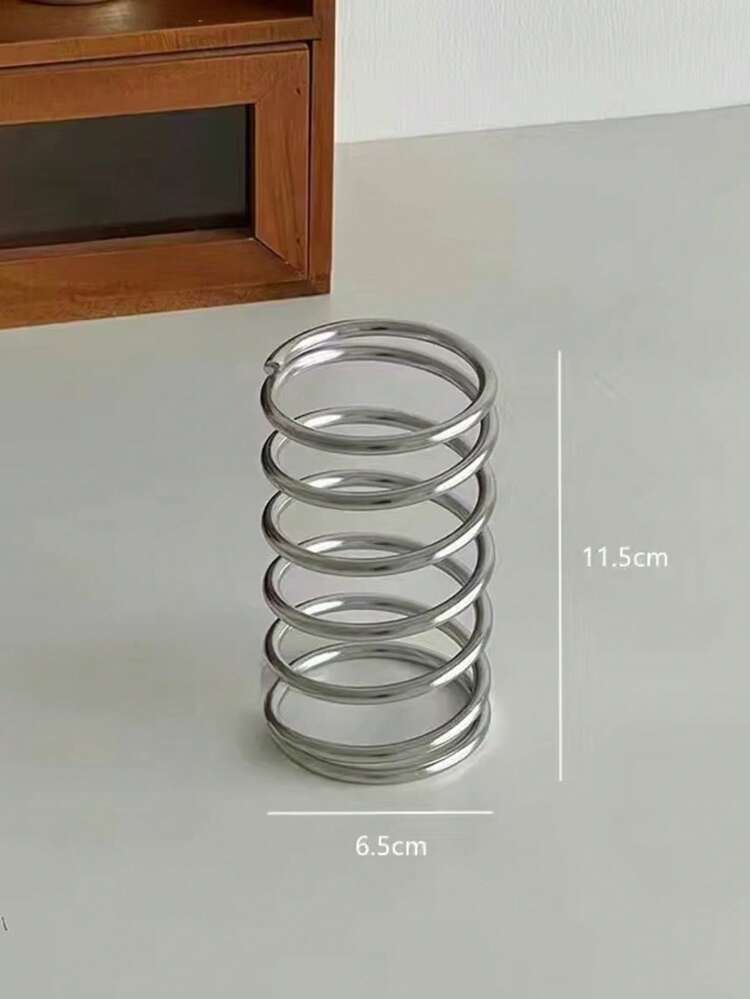 Giá đựng bàn chải đánh răng bằng thép không gỉ, phụ kiện nhà tắm bằng kim loại, giá đựng kem đánh răng và cọ trang điểm, đồ trang trí nhà cửa. - Bạc - Xem 10