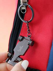 Custom Racing Car Style Keychain, Personalized Car Keychain Key Chain Keychains, Customized Name Metal Car Keyring Accessory, Customizable Unique Auto Lover Gift, Perfect For Father's Day Gift, Birthday Gift, Daily Carry, Car Accessories, Gift For Him Her Couples Friends - Style B - View 6