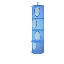 Best-Selling Foldable Round Drying & Storage Basket, Makeup Sponge Drying Rack, Lingerie & Toy Storage Hanging Basket For Home Organization, Bedroom, Bathroom, And Travel - Portable Collapsible Mesh Container With Easy Setup Perfect For Cosmetic Tools, Accessories, And Personal Items Storage Solutions - Random Color - View 4