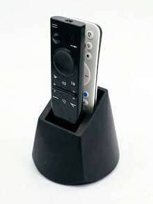 1pc Remote Control Holder, Living Room & Bedroom Media Storage Rack, Decorative Remote Control Organizer Can Hold 2 Remotes, No Power Needed, Easy To Use, Durable And Convenient - Multicolor - View 4