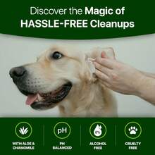 Unscented Grooming Wipes 2 Pack 400 Total Wipes For Dogs Cats Plant Based Compostable Multi Purpose Cleaning For Paws Butt Body Ears - Gói 200 chiếc/hộp - Xem 2