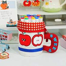 1 hộp đựng bút hình chú cún dễ thương, hộp bút chì kẻ caro tối giản, dung tích lớn dành cho học sinh. - Hộp đựng bút dễ thương - Xem 9