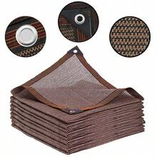 75GSM 户外遮阳篷咖啡色遮阳网花园多肉植物遮阳棚温室遮阳罩凉棚遮阳帆 - 一 - 查看 11