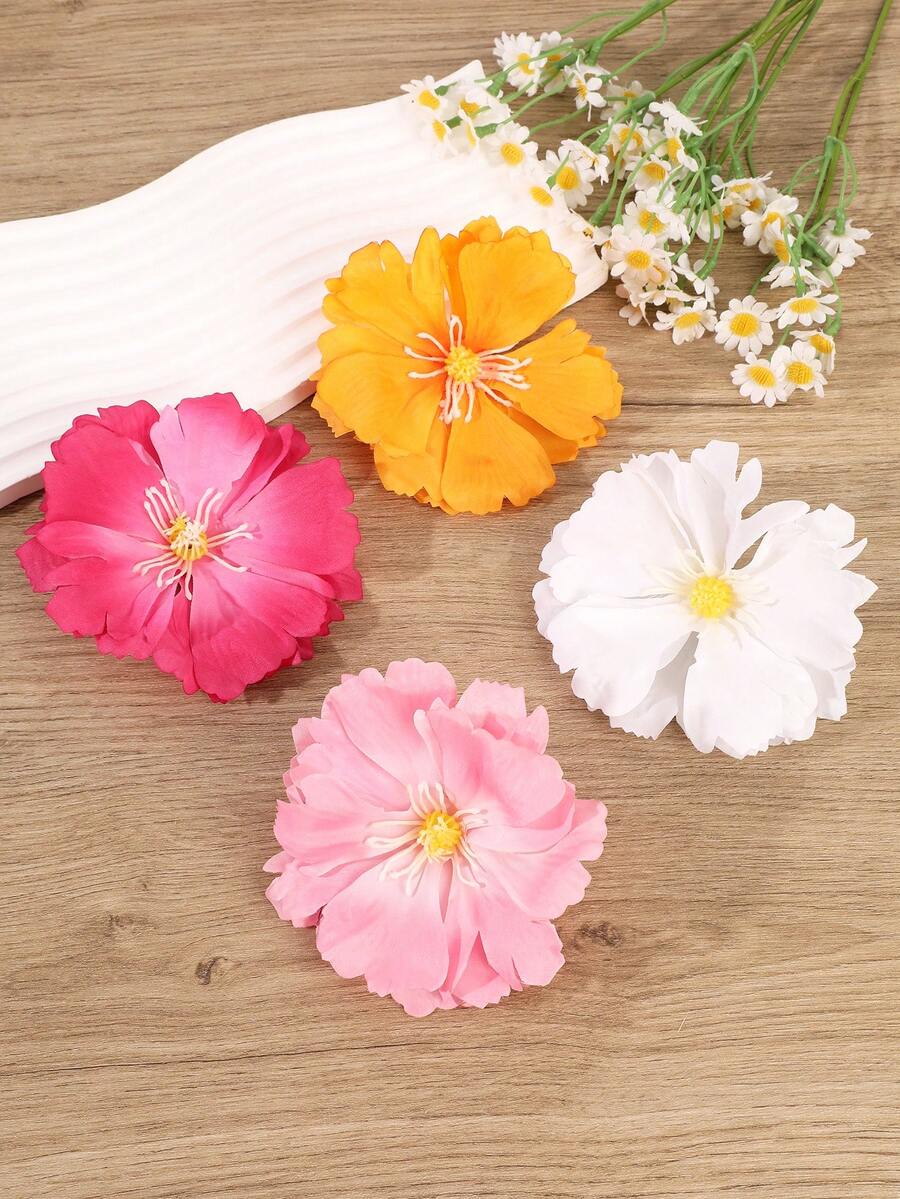 1 chiếc kẹp tóc hoa Hawaii cho nữ, kẹp tóc cài đầu hoa nhân tạo, phụ kiện tóc cho kỳ nghỉ, tiệc bãi biển, kẹp tóc phong cách Boho cho bé gái dự đám cưới - Nhiều màu - Xem 1