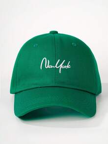 1顶女士刺绣“NEW YORK”棒球帽，可调节，休闲防晒帽，适合情人节、春秋季旅行，男女皆宜，Y2K风格 - 刺繡 - 查看 12