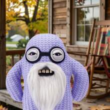 Fuggler Old Fogies Toothy Monster Old Rascal Series 9-Inch Plush Toy (Mr Needles) By ZURU Ugly Monster Stuffed Animal With Human-Like Teeth, Collectible Plush For Kids, Tweens, Teens, Adults & Weird Toy Lovers - Multicolor - View 3