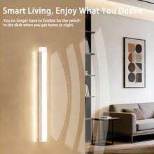 6pcs LED Under Cabinet Lights With Motion Sensor, USB Rechargeable, Warm White Light, Suitable For Kitchen, Stairs, Hallway Sensor Light Strip, Under Cabinet Sensor Light, Cool White/Warm Light Indoor Night Light, Suitable For Kitchen, Stairs, Hallway, Closet And Garage Home Lighting, Motion Activated, USB Cable Included, Kitchen Light - Warm Light - View 4