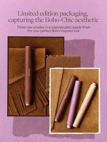 JOOCYEE Velvet Rouge Limited New Shades Lipstick Pencil, Matte Finish, Easy Application, Fashionable Autumn/Winter Brown Tones - 122 Umber Brown - 查看 8