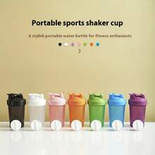 Protein Powder Shaker Cup With Mixing Ball, 13.5 Oz Leak-Proof Fitness Shaker Cup, Suitable For Fitness And Meal Preparation - màu đen - Xem 7