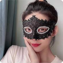 1PC, Masquerade Mask, Party Costume Lace Eye Mask, Women's Dress-Up Mask, Suitable For Holidays, Party Costume Ball - Mask - View 6