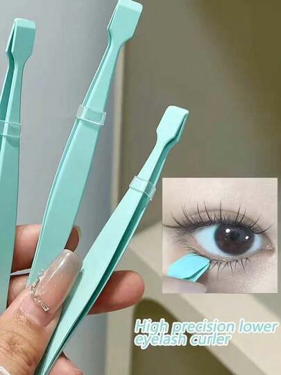 Double Eyelid Tapes, Designed For Beginners. Made Of Stainless Steel, Easier To Use Than Traditional Double Eyelid Tools. Flat Tape Design Provides More Natural Grip, Suitable For Eyelash Extension And Home Beauty Tools.