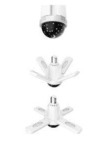 Smart LED Ceiling Light Fan Lamp Bluetooth APP + Remote Music Speaker RGB Dimmable - White - View 5