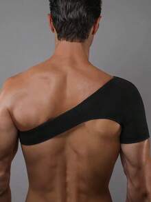 1 pieza Almohadilla ajustable de soporte ancho para los hombros, equipo de protección cálido para deportes, fitness, ciclismo al aire libre y levantamiento de pesas - Multicolor - Ver 4