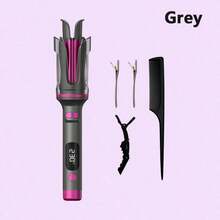 32mm Auto Curling Iron (Free Gift: 1pc Comb, 1pc Duck Clip, 2pcs Clamps), Smart Digital Display, 6 Temperature Settings Suitable For Various Hair Types, Transparent Cover Design Anti-Scald Curling Iron - Multicolor - View 13
