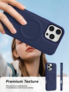 高級 PU 皮革手機殼，相容 iPhone 16 Pro Max/17 Pro Max， 15 保護套，相容 iPhone 13 手機殼，壓紋設計，混合保護殼相容 iPhone 11/12 Pro Max/13 Pro Max/15 Pro Max，時尚手機保護殼適用於 Honor 400 Lite/400 Pro/Honor 400，防震保護，支援無線充電，簡約優雅，全機身防震手機殼適用於 Galaxy S25FE Edge/S25 Ultra/S24 Ultra/Galaxy A16/A17/A15（S24 與 S25 隨機發貨） - 藏蓝色 - 查看 3