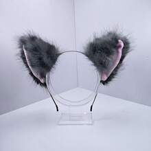 1 chiếc băng đô bằng sợi polyester thiết kế hình động vật dễ thương, phù hợp cho mọi mùa, tiệc chủ đề Halloween. - Nhiều màu - Xem 12