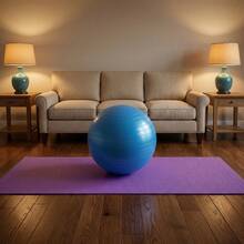 1pc Anti-Burst Yoga Ball, PVC Material, Fitness Balance Ball For Pregnancy, Adult Weight Loss & Shaping Core Training, Non-Slip & Thick Design, Suitable For Home, Office Pilates Fitness, Easy To Inflate/Deflate/Store, Multi-Color Unisex, Yoga Ball, Fitness Ball, Balance Ball, Pregnancy Ball, Labor Ball, Anti-Burst Yoga Ball, Pilates Ball, Core Training Ball, Home Fitness Ball, Office Fitness Ball - Random Color - View 13