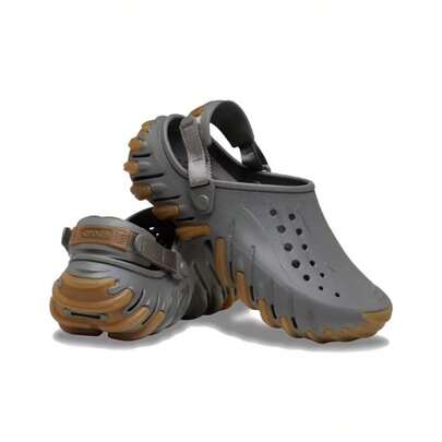 Crocs 镂空男士运动木屐，户外沙滩凉鞋，夏季