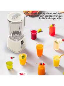 1pc 600ml Retro Portable Electric Blender, Personal Juicer For Smoothies And Shakes, Compact Fruit Mixer With LED Display, Mini Food Processor For Travel, Office, Gym, Healthy Living Essential - 600ML - View 5